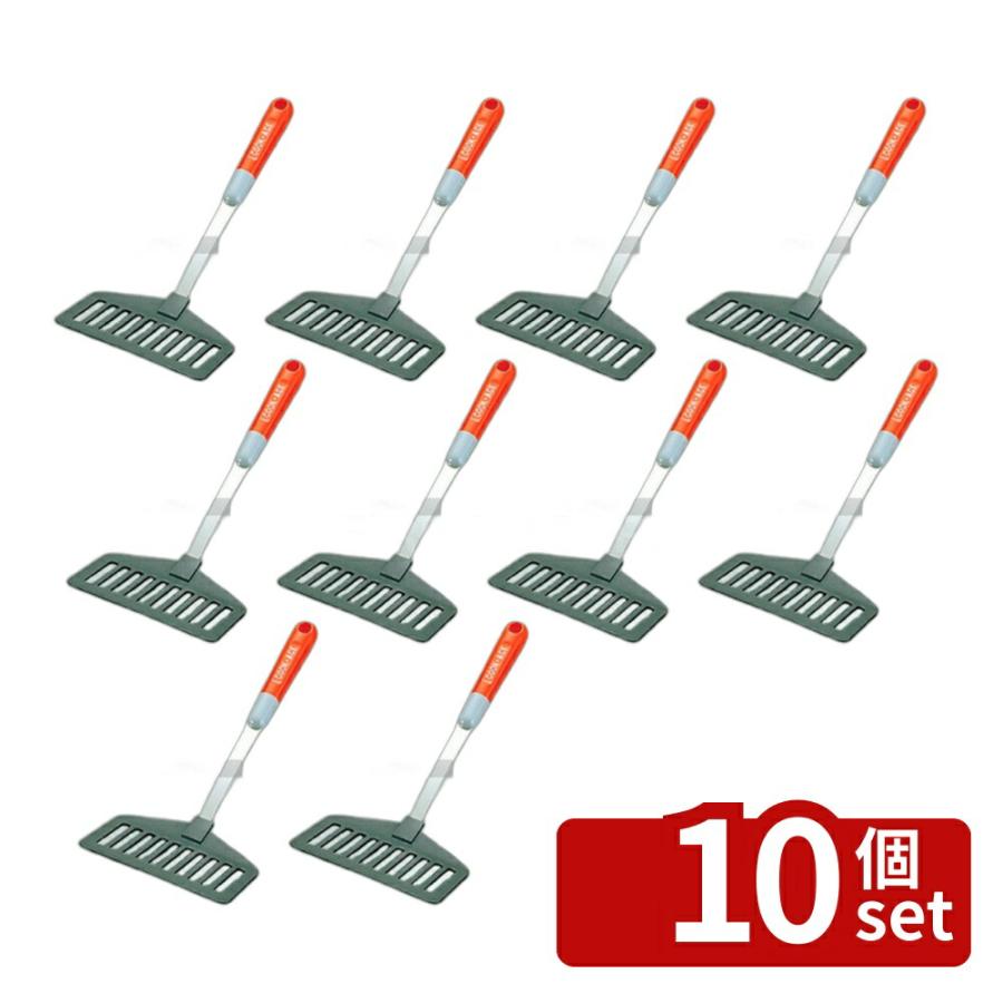 【10個セット】クックエイジ ナイロン ワイドターナー A-318 幅115×75mm ターナー  No.0674800 | 