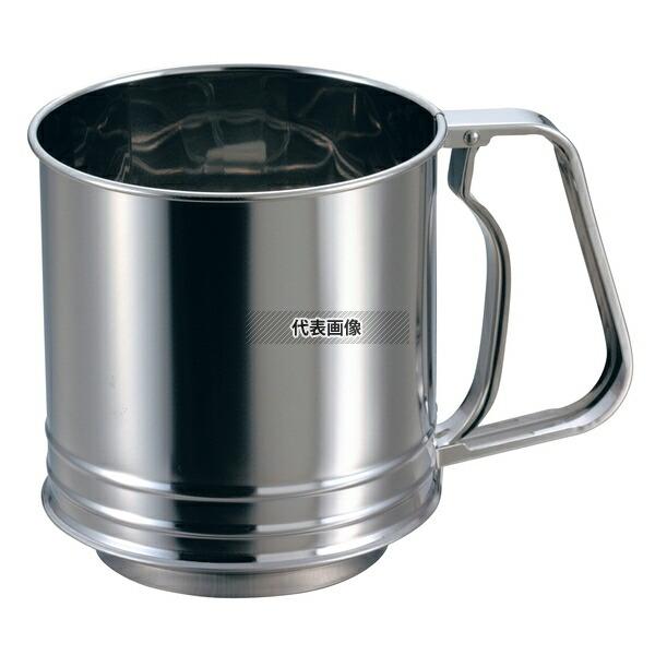 【2個セット】リトルウッド 18-0(ステンレス) 粉ふるい 特大 L-0407 φ120×H135  No.0725900 |  | 01