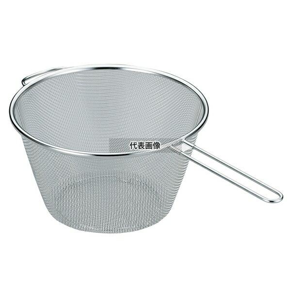 【10個セット】リトルウッド 18-8(ステンレス) ラスティア ボイルストレーナー足付 (14メッシュ) 25cm L-0840 No.0730270_1