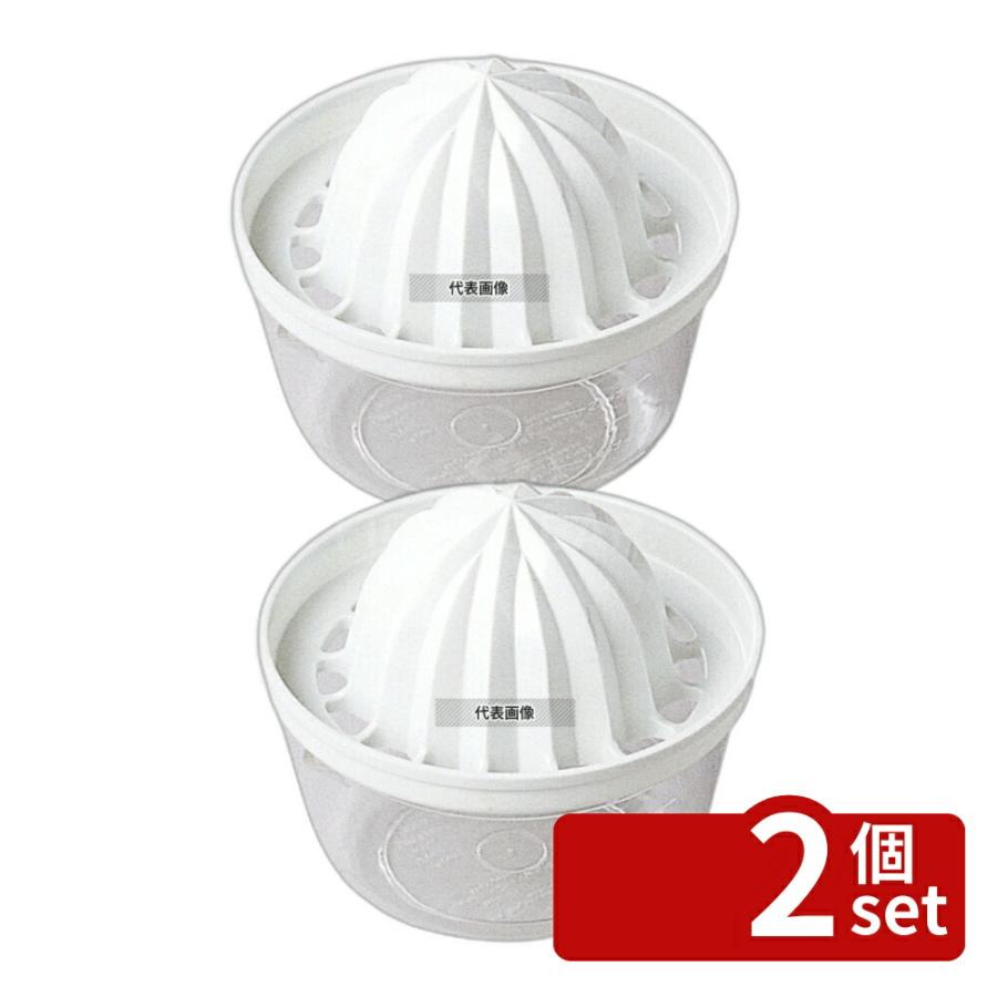 【2個セット】エンテック PC フルーツジューサー 白 (グレープ姫)  500ml φ145×H135 ミキサー  レモン絞り/ニンニク絞り No.0747500 | 