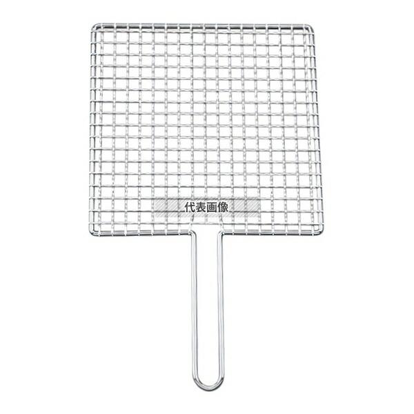 【2個セット】EBM(江部松)  EBM(江部松) シングルハンドル 焼アミ クロームメッキ 30cm 35324 300×300×200 アミ  No.0836600 |  | 01