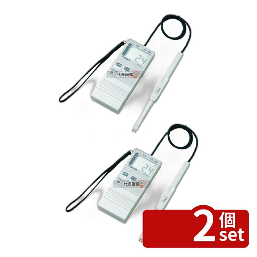 【2個セット】ＳＡＴＯ SATO 塩分濃度計 SK-10S 62×24×H148 濃度計  No.0837500 | 