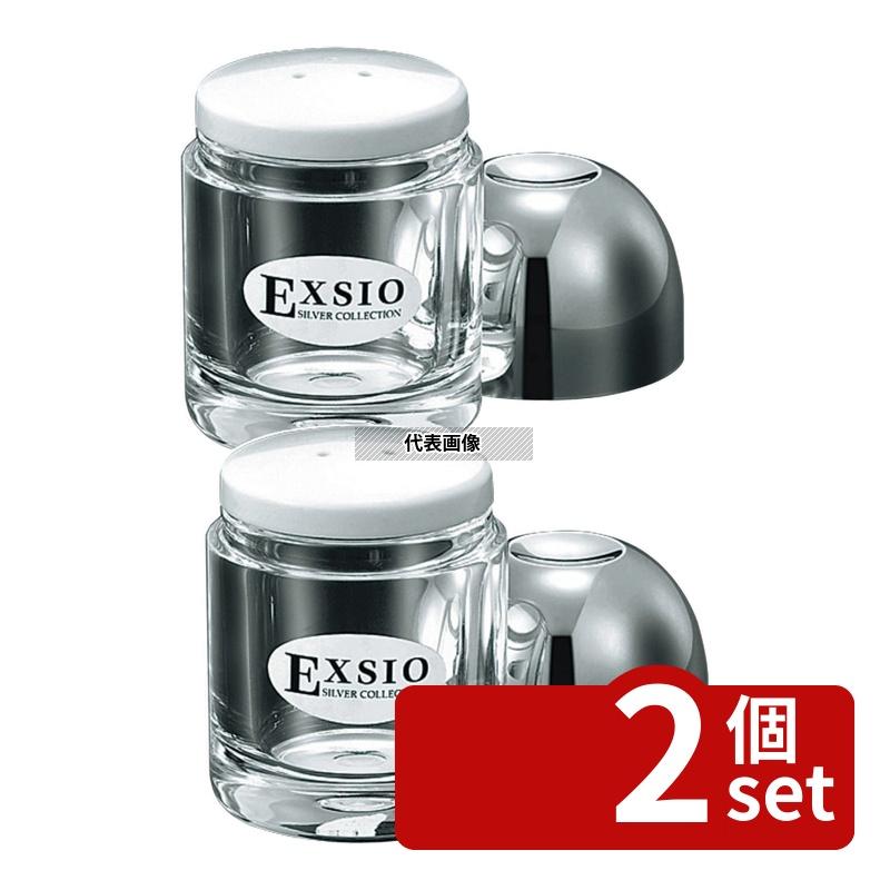【2個セット】エクシオ 塩・こしょう入れ EX-4 φ48×H78 調味料入れ  No.0900000 | 