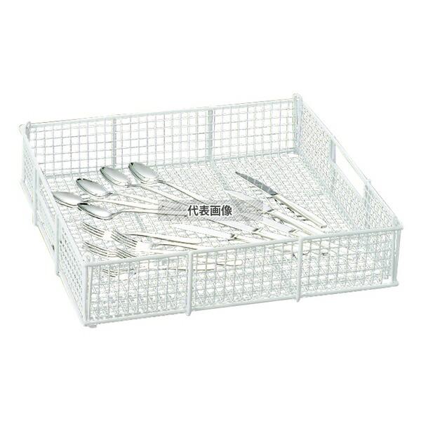 【2個セット】EBM(江部松) シルバーラック 475角 H100 上爪 抗菌 35388 475×475×H100 バスボックス/洗浄ラック No.0988300_1