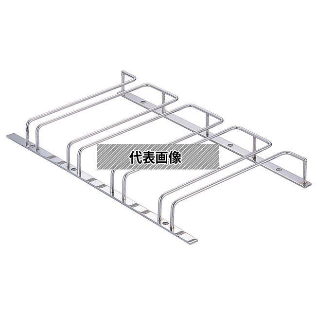 YUKIWA(三宝) UK 18-8(ステンレス) グラスフレーム 4連 420×230×H43  ワイン/バー用品 No.1024600 | 