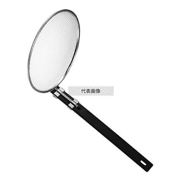 【10個セット】ThreeSnow(新越) TS 18-8(ステンレス) 黒柄 そば揚 縦型 24cm 10188 外径:240 うどん/そば/ラーメン No.1088820_1