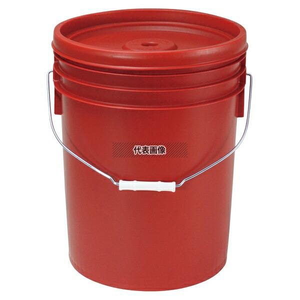 【5個セット】トスロン トスロン 丸型 密閉容器 20L レッド 20L H370 運搬/ケータリング No.1152170_1