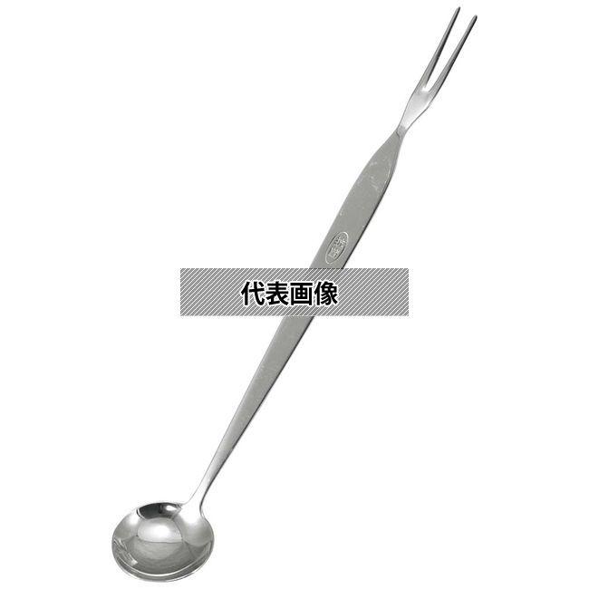 岡部洋食器製作所 抗菌 18-8(ステンレス) 味見スプーン Dタイプ 5ccスプーン&フォーク 5cc 39×257  水マス/計量スプーン No.2010100 | 