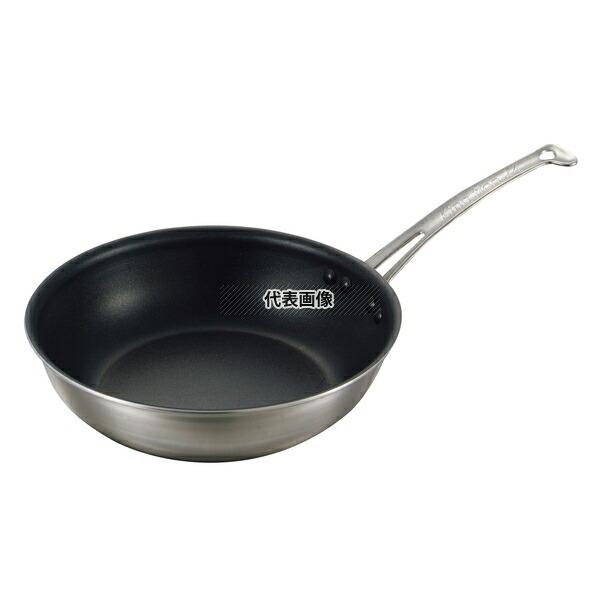 【2個セット】NAKAO(中尾) キングフロン ステンキャストハンドル 深型フライパン 27cm φ290×75 フライパン No.4332400_1