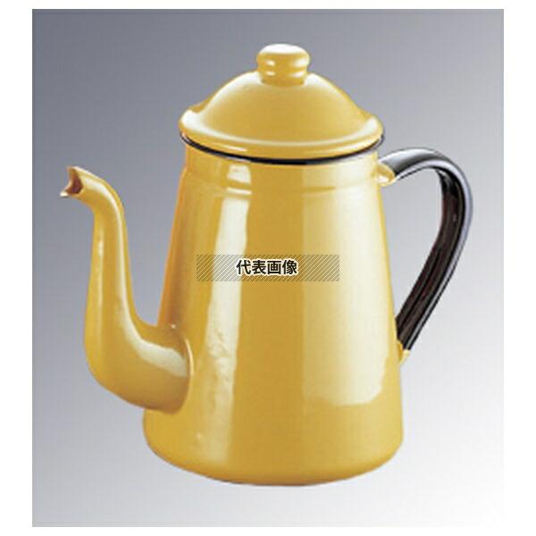 【5個セット】キリン印 ホーロー コーヒーポット #13 キャメル 1.6L 1.6L 底径:φ130 コーヒーポット No.4428520_1