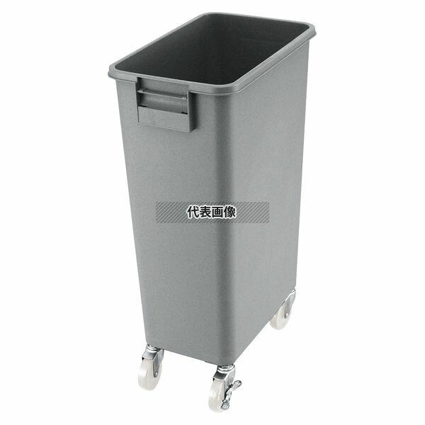 【5個セット】BK ダスト角ペール キャスター付 45型 本体 45L 415×265×H688(本体高さ:H592) 清掃/衛生用品 No.4676701_1