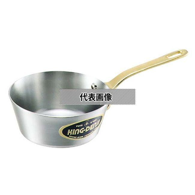 【2個セット】NAKAO(中尾) キングデンジ テーパー付 ソテーパン 24cm 3.1L 底径:190 No.4824000 IH/ガス兼用鍋_1
