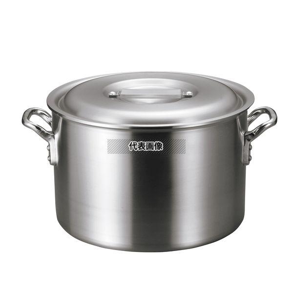 【2個セット】アルミ バリックス 半寸胴鍋 (磨キ仕上ゲ) 24cm 7.8L φ260 ガス専用 No.4975101 | 業務用 厨房用品 なべ 鍋_1