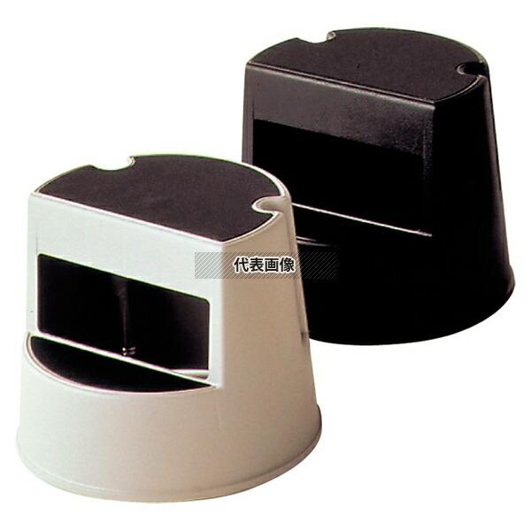 【2個セット】ラバーメイド ラバーメイド ステップスツール 丸型 2523 ブラック φ405×H345  店舗備品/防災用品 No.5335000_1