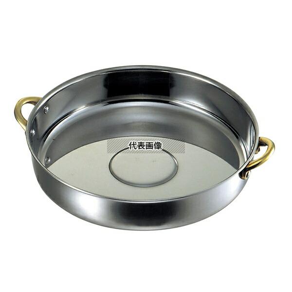【5個セット】マルタマ(MA) 18-0 すきやき鍋 両手付 22cm φ225 卓上鍋/焼物用品 No.5364900