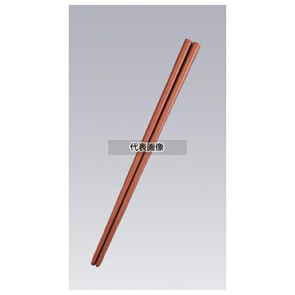 【2個セット】江部松商事 SPSカラー樹脂箸22.6cm 四角 (100膳入) スベリ止め付コゲ茶 22.6cm 箸 No.5582330_1