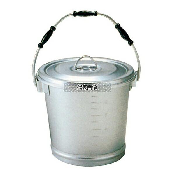 【5個セット】オオイ金属 アルマイト 丸型一重 食缶 215 14L φ305×H270 14L φ305×H270 食缶 No.5750900_1