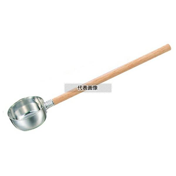 【10個セット】EBM(江部松) 18-8(ステンレス) そば杓子 (柄付き) 16cm 1.8L 1800cc 柄長:358 そば杓子 No.6176200_1