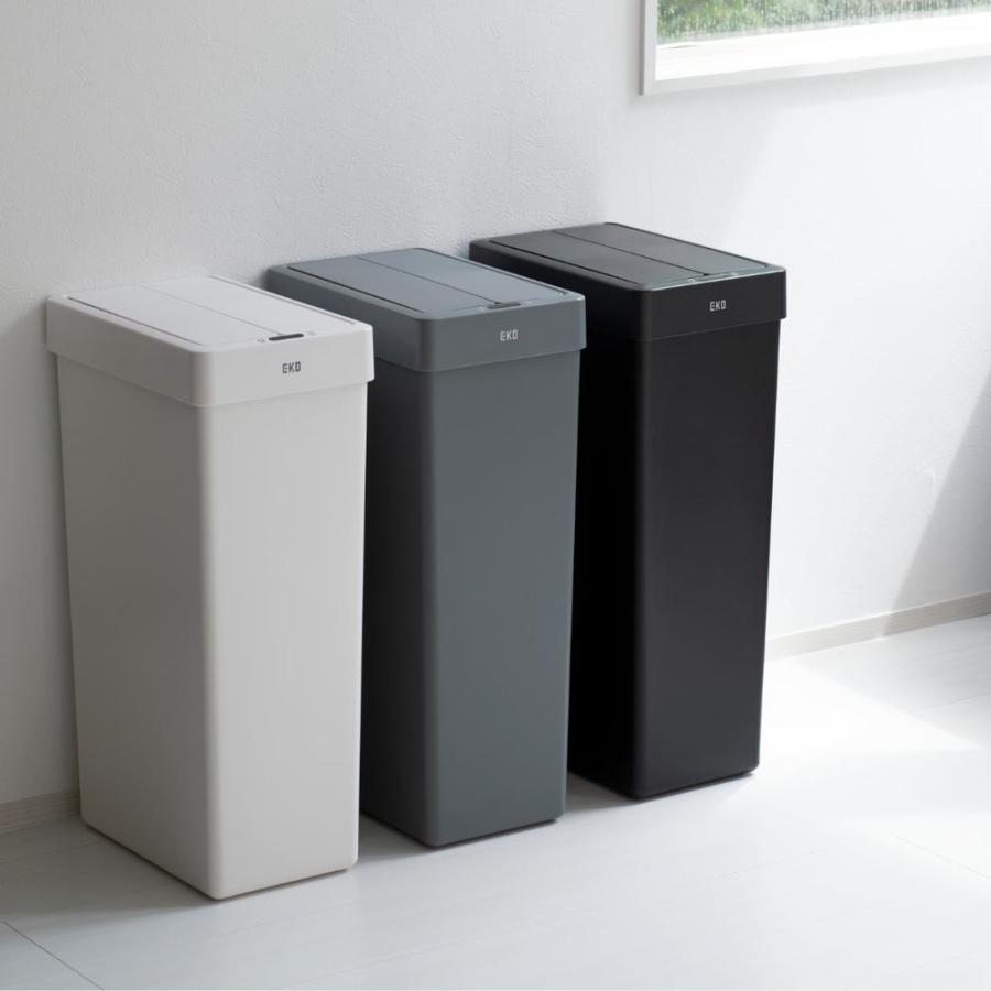 EKO JAPAN エックスウィングライトセンサービン 30L ホワイト 2個セット [FirstOriginal]の画像