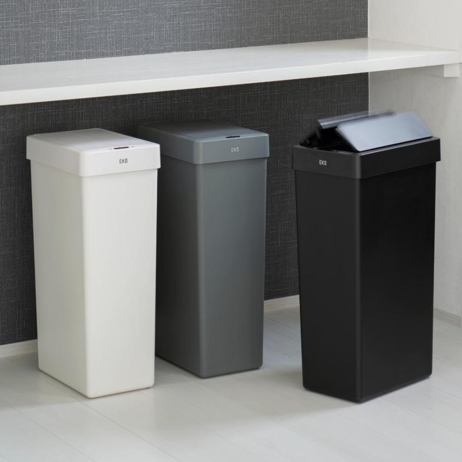 EKO JAPAN エックスウィングライトセンサービン 30L ホワイト 2個セット [FirstOriginal]の画像