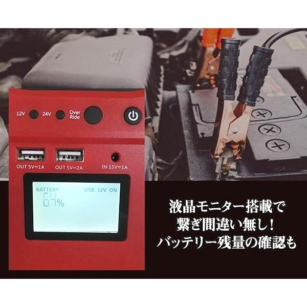 大容量32000mAh 12V/24V対応ジャンプスターター JS01【在庫有り】 :five-js01:ファーストヤフー店 - 通販 ...