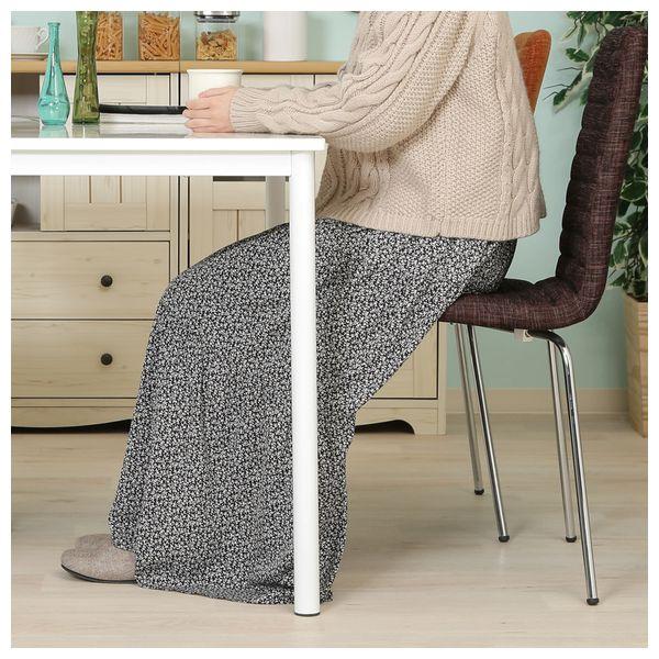 不二貿易 84133 ダイニングテーブル シュクル W120 ホワイト 白 食卓