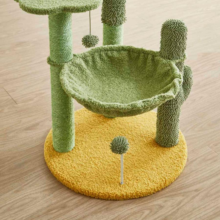 後藤家具物産 キャットタワー CAT-TW-STN サボテン ペット用品 ペット用家具の画像