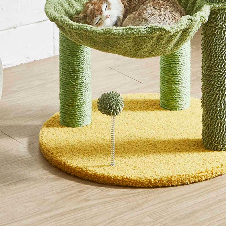 後藤家具物産 キャットタワー CAT-TW-STN サボテン ペット用品 ペット用家具の画像