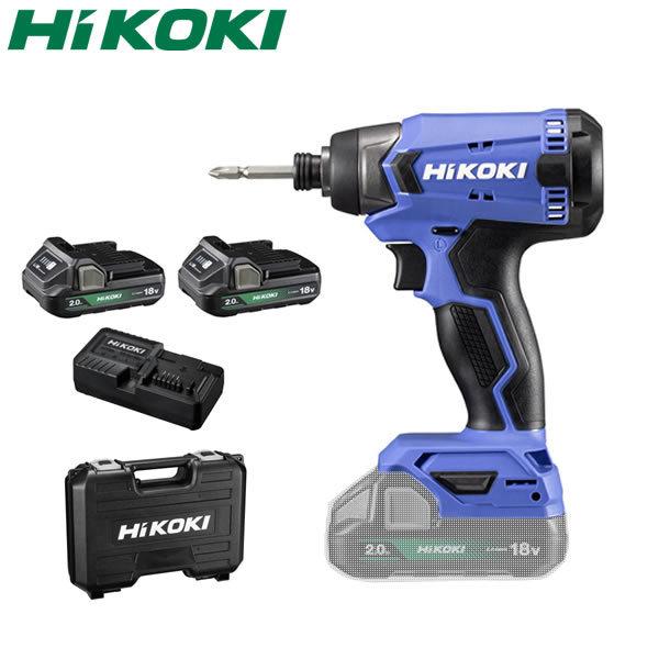 HiKOKI（日立工機） 18V コードレスインパクトドライバ FWH18DA(2BG) (5760-1217) 電池×2個・充電器・ケース付【在庫有り】