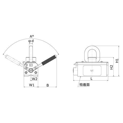 オープニング大放出セール 菱小 永磁リフティングマグネット Pls1000 代引不可商品 ファーストpaypayモール店 通販 Paypayモール 大幅値下 メール便ok 日本製 Skylanceronline Com