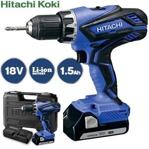HiKOKI（日立工機） 18V/1.5Ah コードレスドライバドリル FDS18DGL 