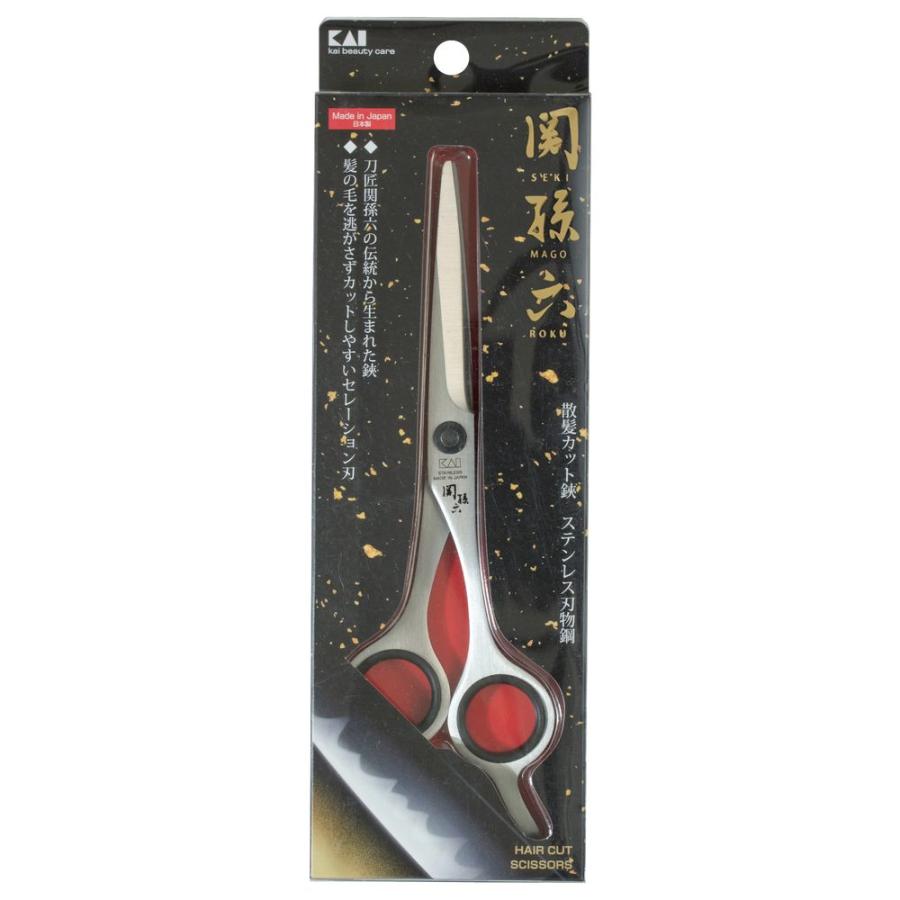 【5個セット】貝印 HC3518 関孫六 カットハサミ(ALLステンレス) [単品内容量/1本]