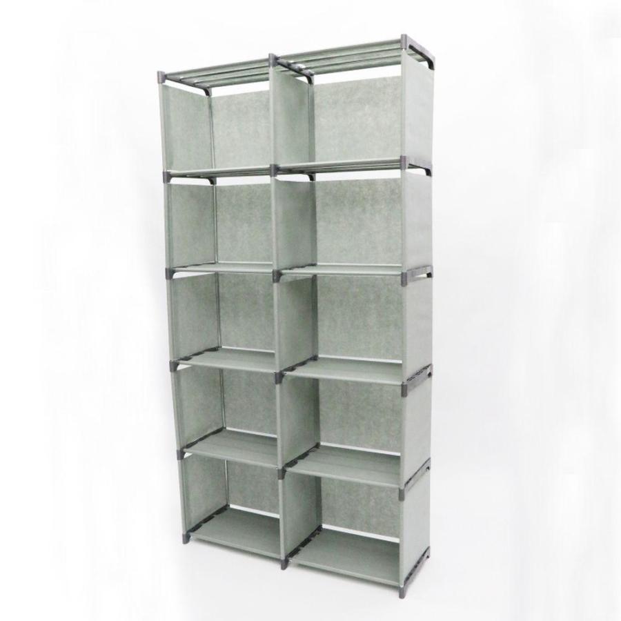 HDL-9619 スチールラック 6台セット | 高さ調節 幅78cm 組み換え自由 5