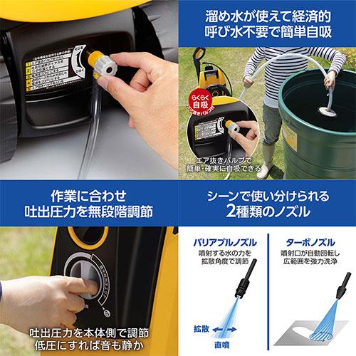 こはるびより RYOBI 京セラ高圧洗浄機 AJP-1700VGQ 動作品 リョービ 京セラ AJP-1700VGQ 高圧洗浄機 高圧ホース10m 専用