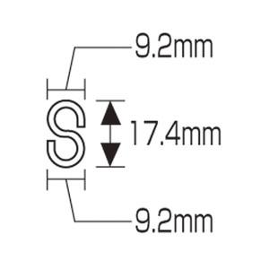 緑十字 金具 金具12 10個1組 エスカン サイズ：線径1.6mmφx長さ17.4mm｜firstnet