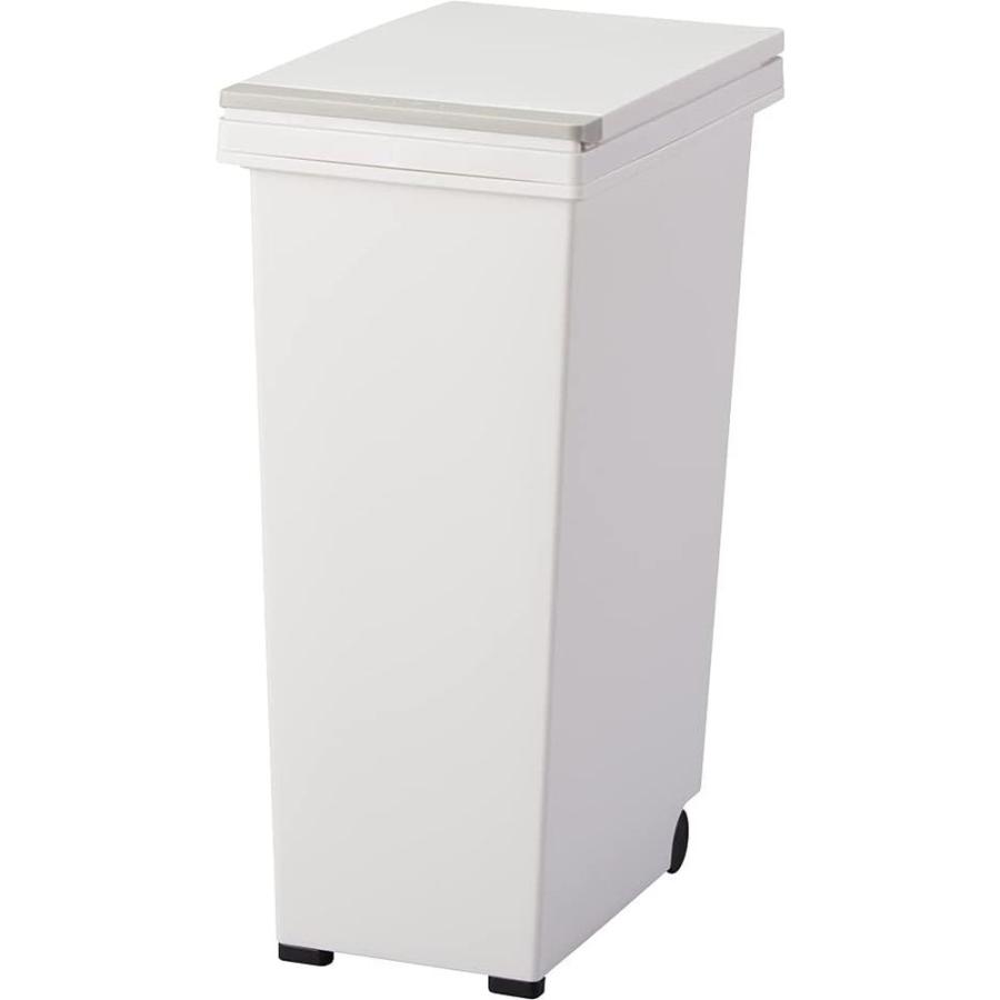 【5個セット】アスベル エバンプッシュペール20L 6011 ホワイト | プッシュペール エバン 20L ホワイト ゴミ箱 ダストボックス キッチン