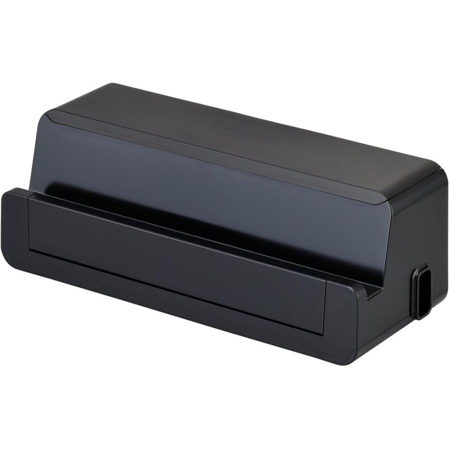 【10個セット】イノマタ化学 テーブルタップステーションL BK 4837 | テーブルタップステーションL コンセント 収納 スマホ収納_1