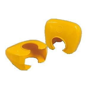 ユニット クランプカバー 左右対称タイプ 100個 386-358 ユニット UNIT クランプカバー左右対称タイプ100個1組 386-358