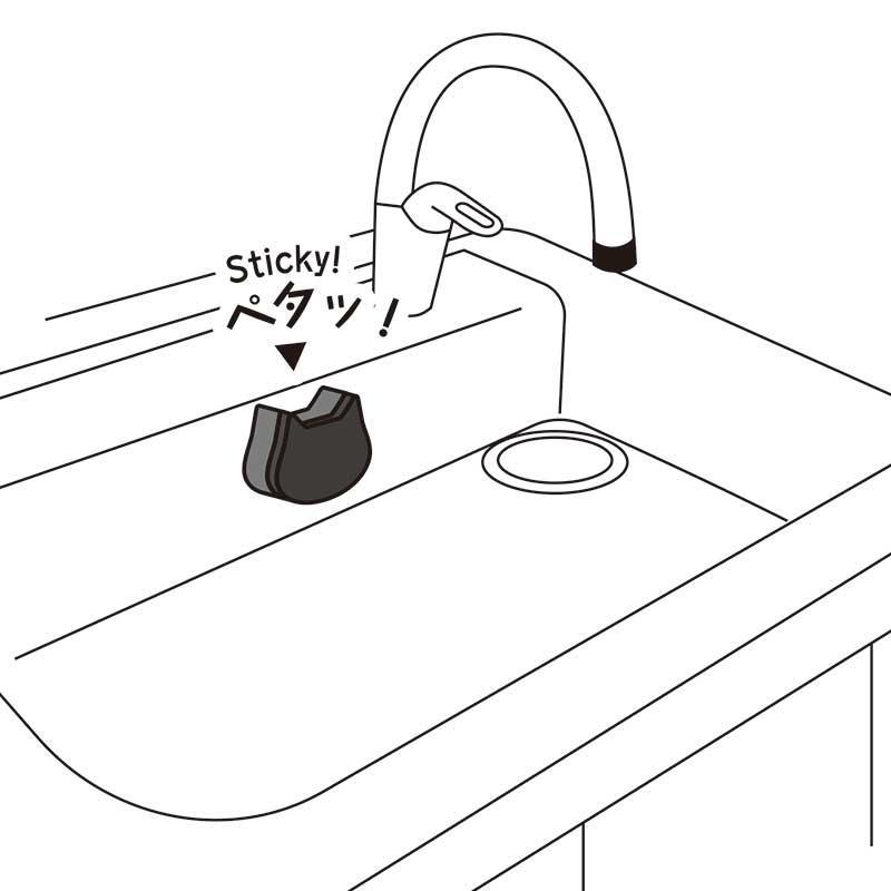 【箱売り 240個セット】 ネコピカPETAKORAシンク洗い | スポンジ シンク洗い ネコピカ PETAKORA 小久保工業所 キッチン用品 台所掃除 便利グッズ 汚れ落とし 日の画像