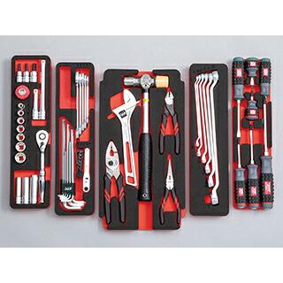 KTC 工具セット 56点組 9.5SQ 持ち運び工具セット バイオレット(限定色 