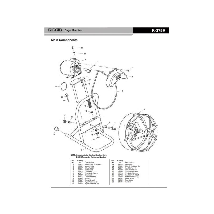 RIDGID(リジッド) 46682 ロックワッシャー F/K-375 ×1個[個人宅配送不可]｜firstnet