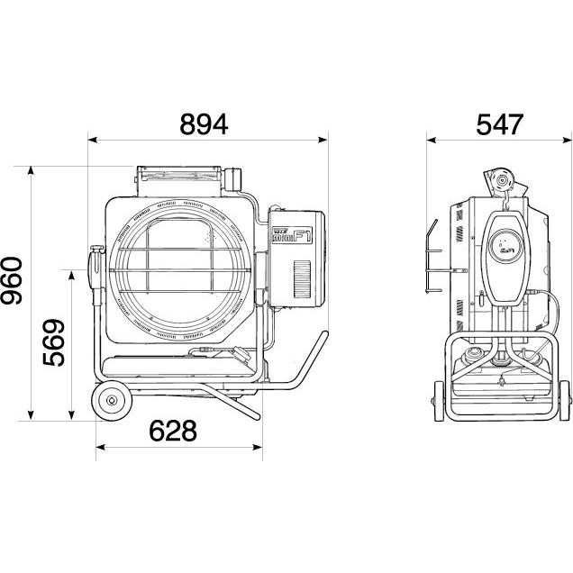 静岡製機 赤外線式灯油ヒーター VAL6-miniF1 バルシックス ミニ