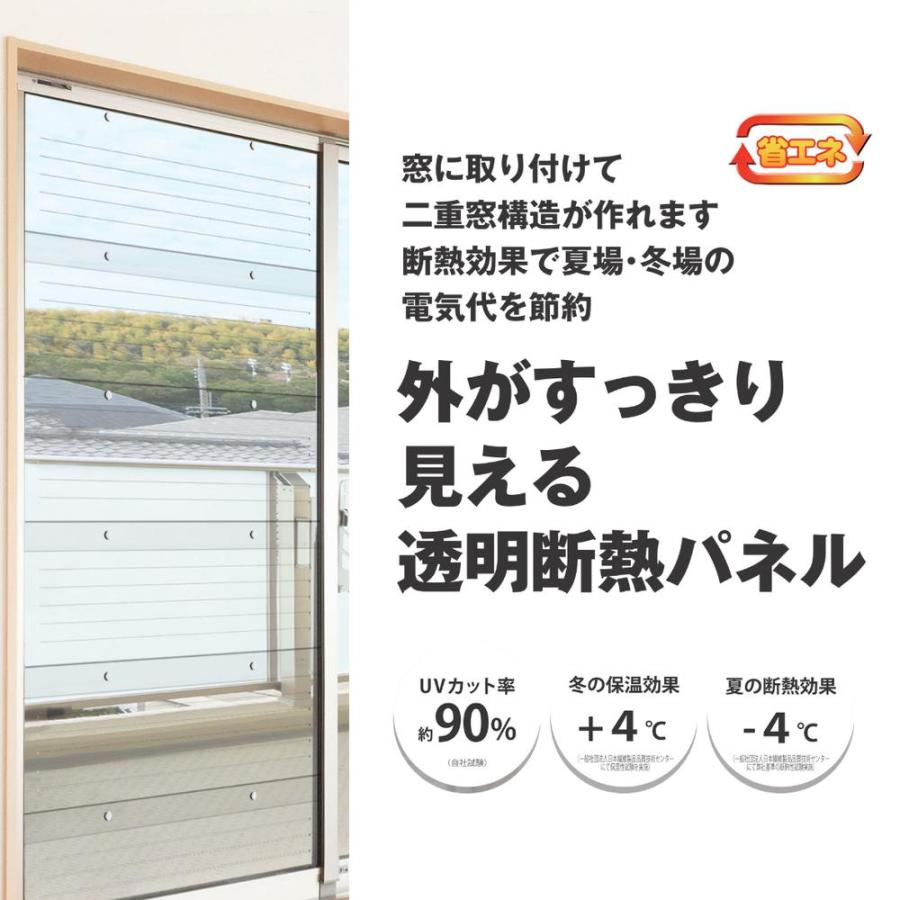 2026新商品【掃き出し窓8枚分】 まるで、ペアガラス 二重窓パネル | 二