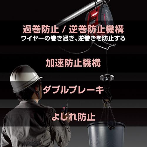 京セラ(リョービ) リモコンウインチ AWI62RCD 21m  685754Aの画像