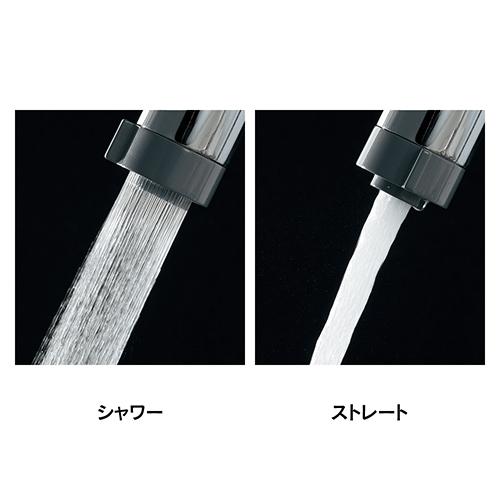 ◆カクダイ シングルレバー混合栓シャワ付 117-120_1