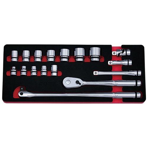 ◆京都機械工具 KTC　ネプロス 12.7ソケットレンチセット NTB417A