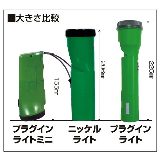 日動工業 PIL-3W-100V LEDプラグインライト 未使用品【6個セット】 日動工業 充電式LEDプラグインライト PIL-3W-100V 6000k(昼光色