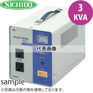 日動工業(スワロー電機製)　交流安定化電源　SVR-3000　(AC85V〜115V⇒AC100V)　容量3KVA