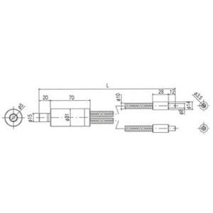 ハヤシレピック(林時計工業) ＵＶ石英ライトガイド QLGC2-3.5L1500 ：12000 投光器