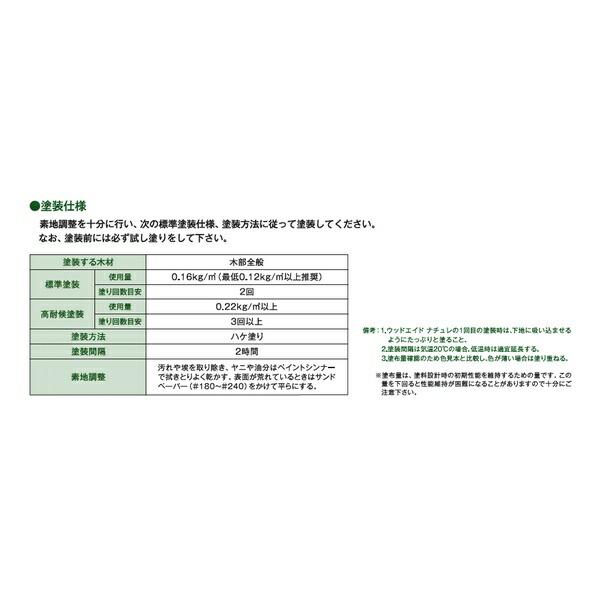 日本マテリエイド ウッドエイド(WOOD-AID) ナチュレ チーク 1缶(16kg)